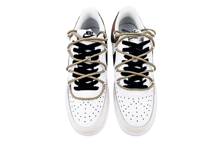 Shop 【定制鞋款】耐克Court Vision Low “奶牛纹闪电” CD5463-101(Team47-男款c奶牛SBOX)