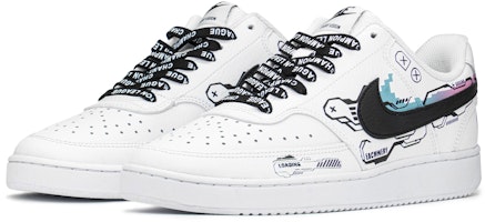 【定制球鞋】Nike Court Vision 1 Low 情人節禮盒 解構 賽博機械 低幫 板鞋 男款 藍粉黑白 Lookbook 【定制球鞋】Nike Court Vision 1 Low 情人節禮盒 解構 賽博機械 低幫 板鞋 男款 藍粉黑白