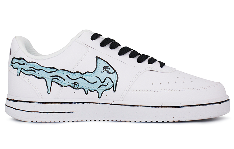 [Custom Shoes] Nike Court Vision Low 'Diamond Blue Swoosh' 圖 2