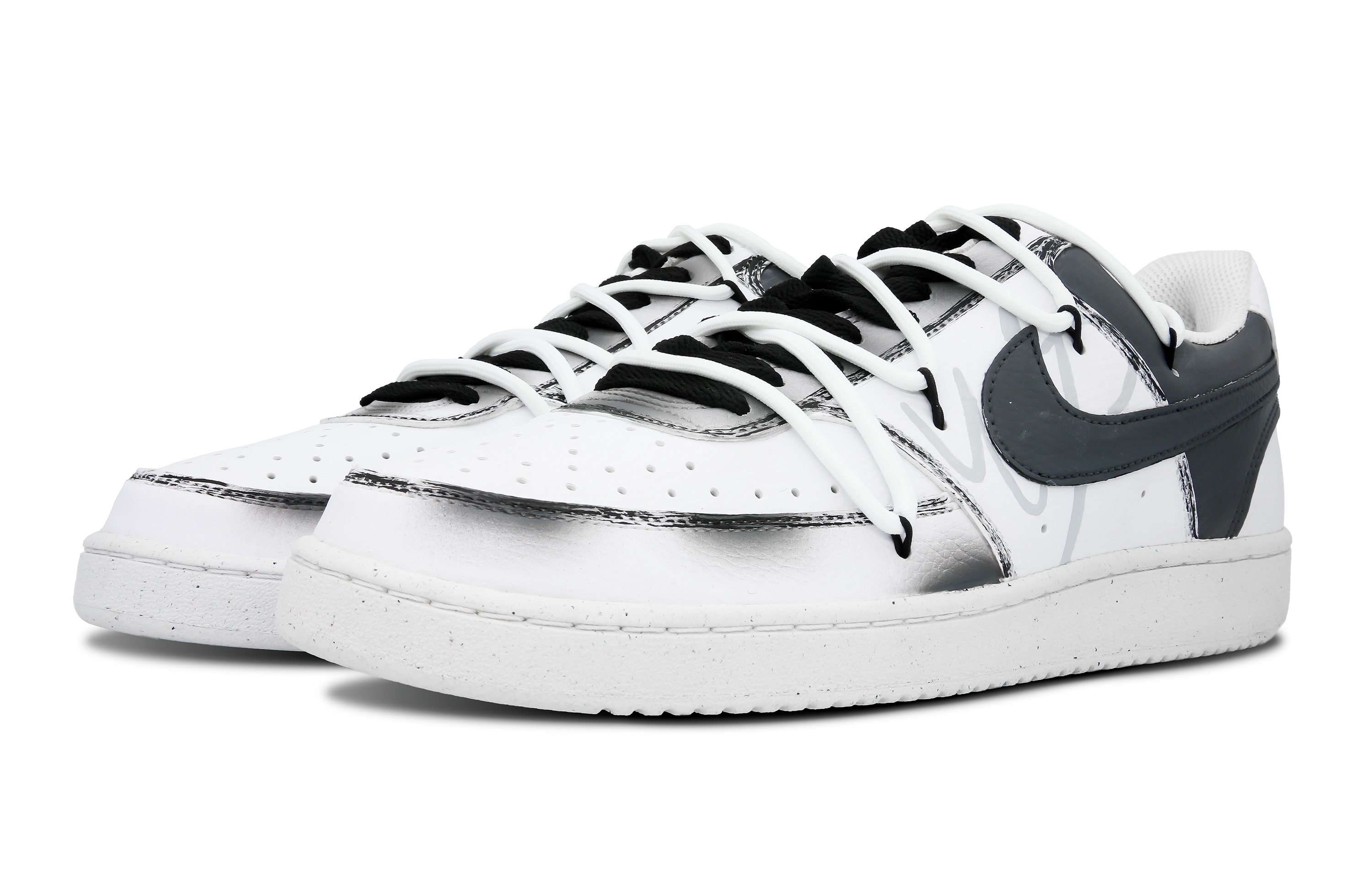 Shop [Custom Shoes] Nike Court Vision Low 'Grey Gradient'