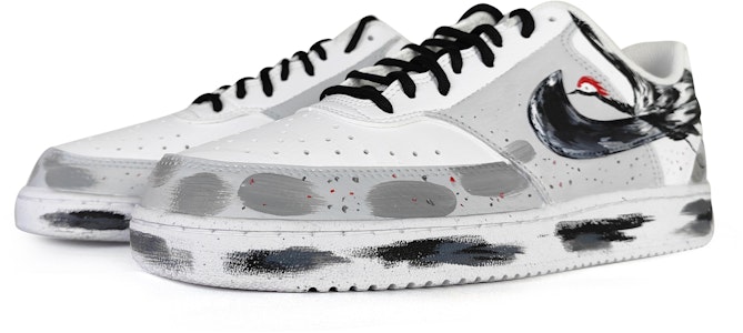 나이키 커스텀 코트 비전 로우 '회색 잉크 학' (72 characters) DH2987-101(Team209-男款仙墨飞羽) Shop 나이키 커스텀 코트 비전 로우 '회색 잉크 학' (72 characters) DH2987-101(Team209-男款仙墨飞羽)