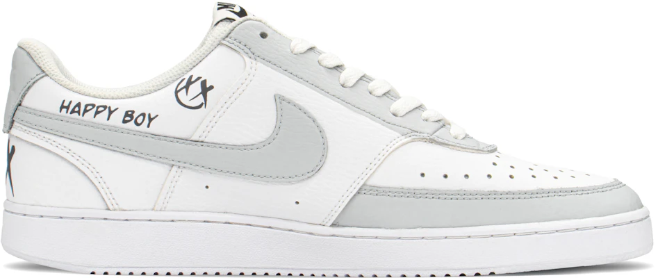 【客製化球鞋】Nike Court Vision 1 禮盒 男孩快樂 低筒 板鞋 男款 灰白 Order 【客製化球鞋】Nike Court Vision 1 禮盒 男孩快樂 低筒 板鞋 男款 灰白