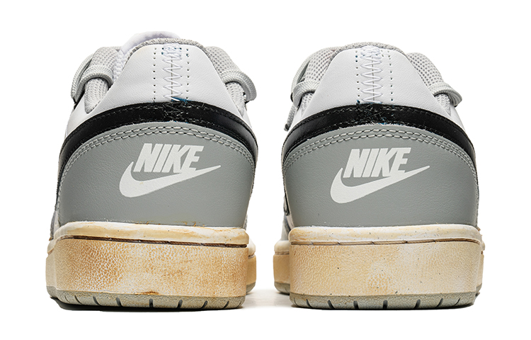 Shop 【定製球鞋】Nike Court Vision 1 野鶴製造 解構雙鞋帶 小Dior 低幫 板鞋 GS 灰白 特殊禮盒版