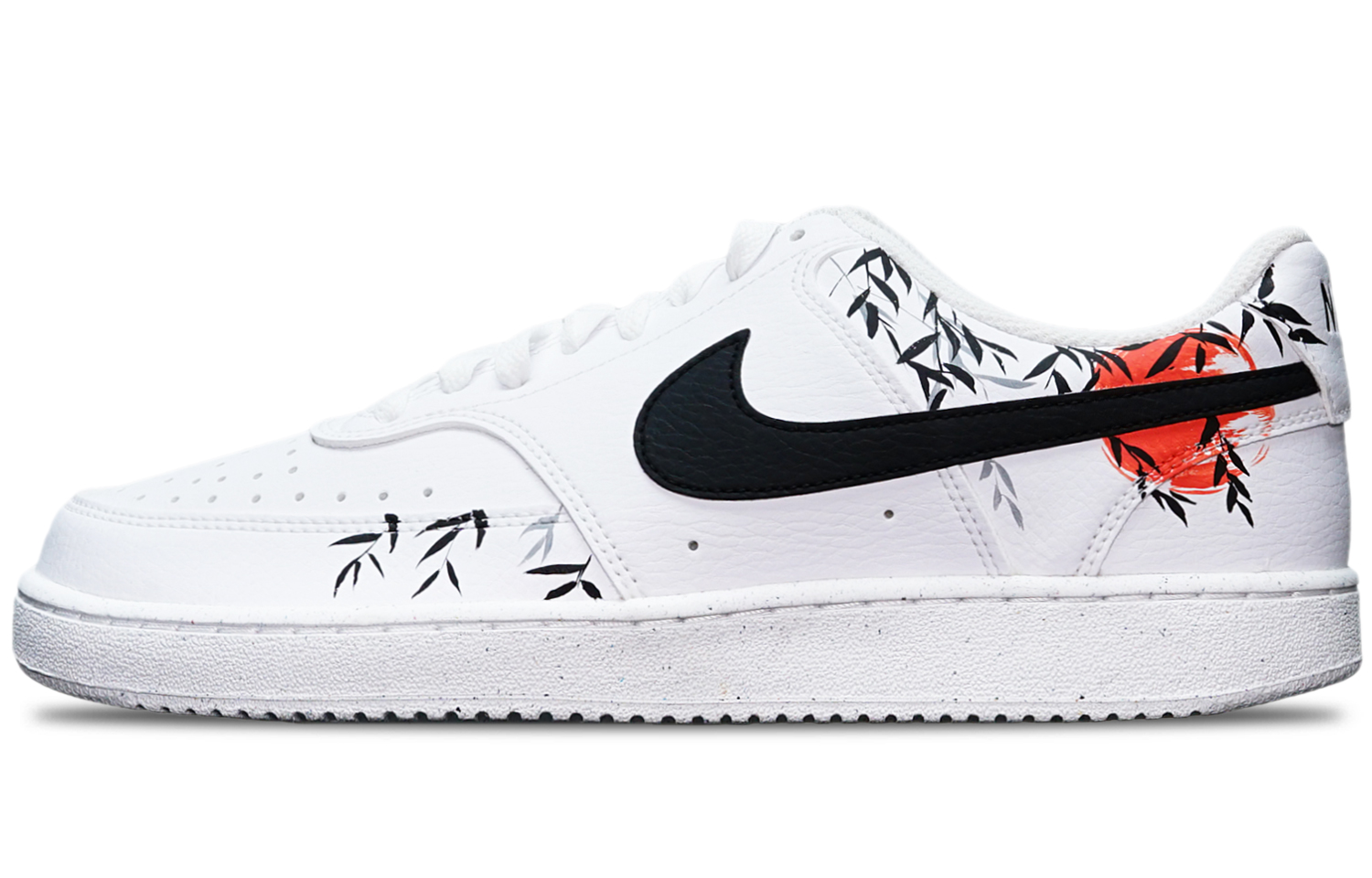 [Custom Shoes] Nike Court Vision Low 'Ink Brushstroke Momentum'