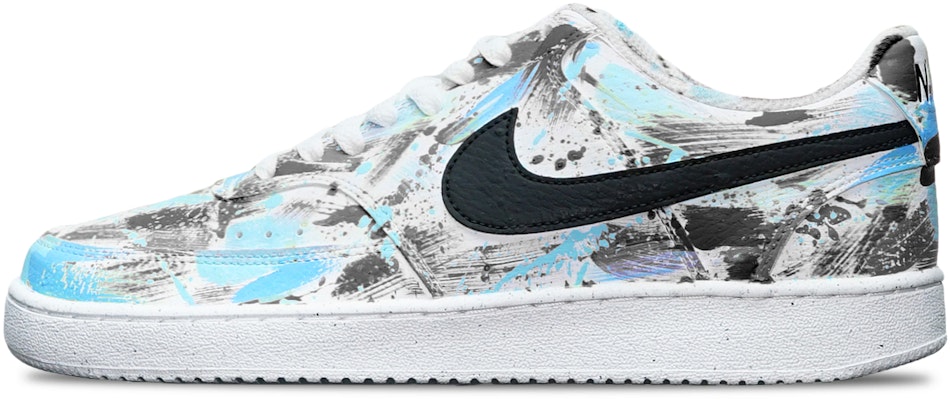나이키 커스텀 잉크 그라피티 코트 비전 로우 DH2987-101(TeamT-中国风水墨涂鸦黑白蓝QD) Buy 나이키 커스텀 잉크 그라피티 코트 비전 로우 DH2987-101(TeamT-中国风水墨涂鸦黑白蓝QD)