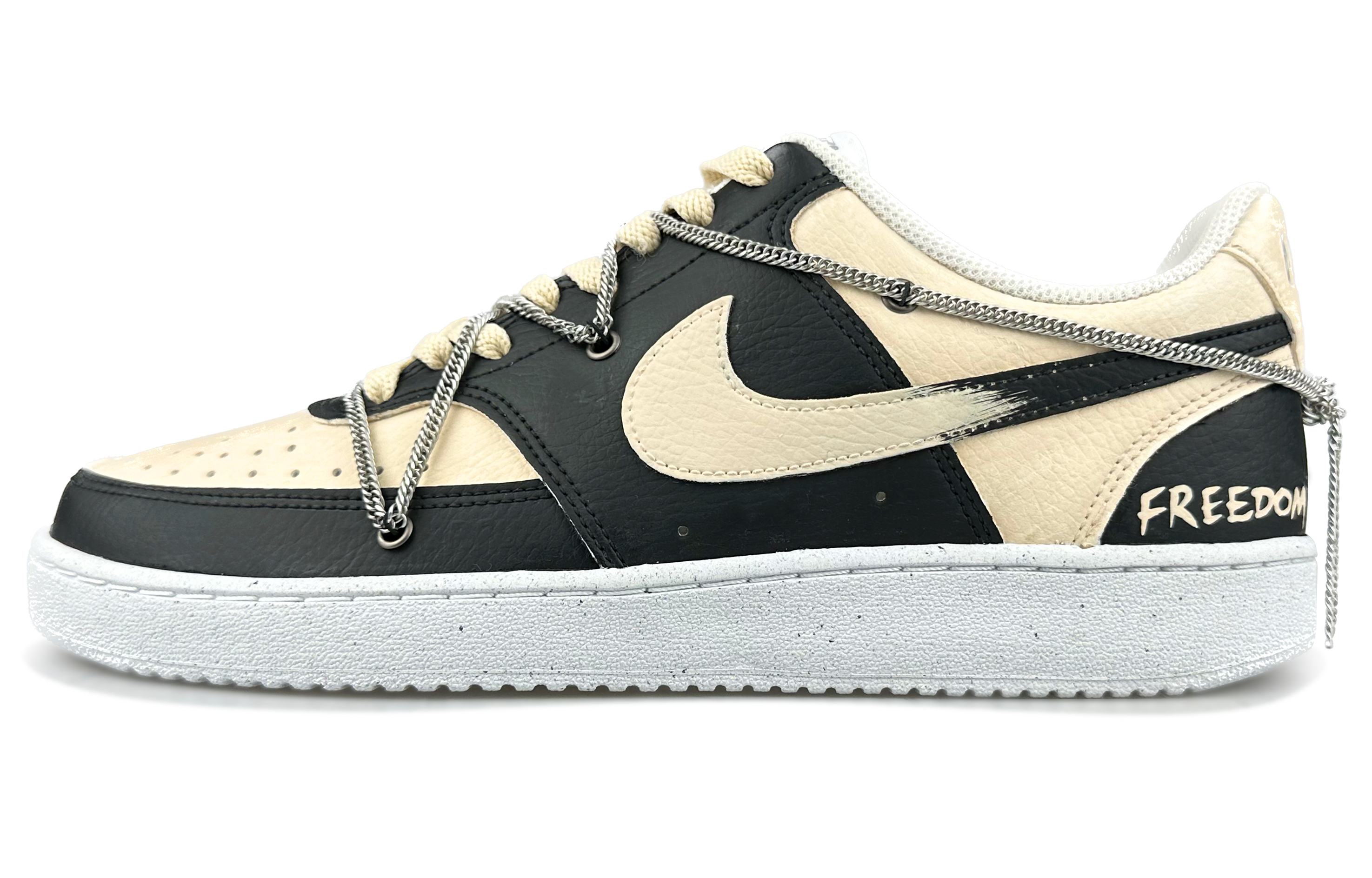 [Custom Shoes] Nike Court Vision Low 'Next Nature Black Manta'