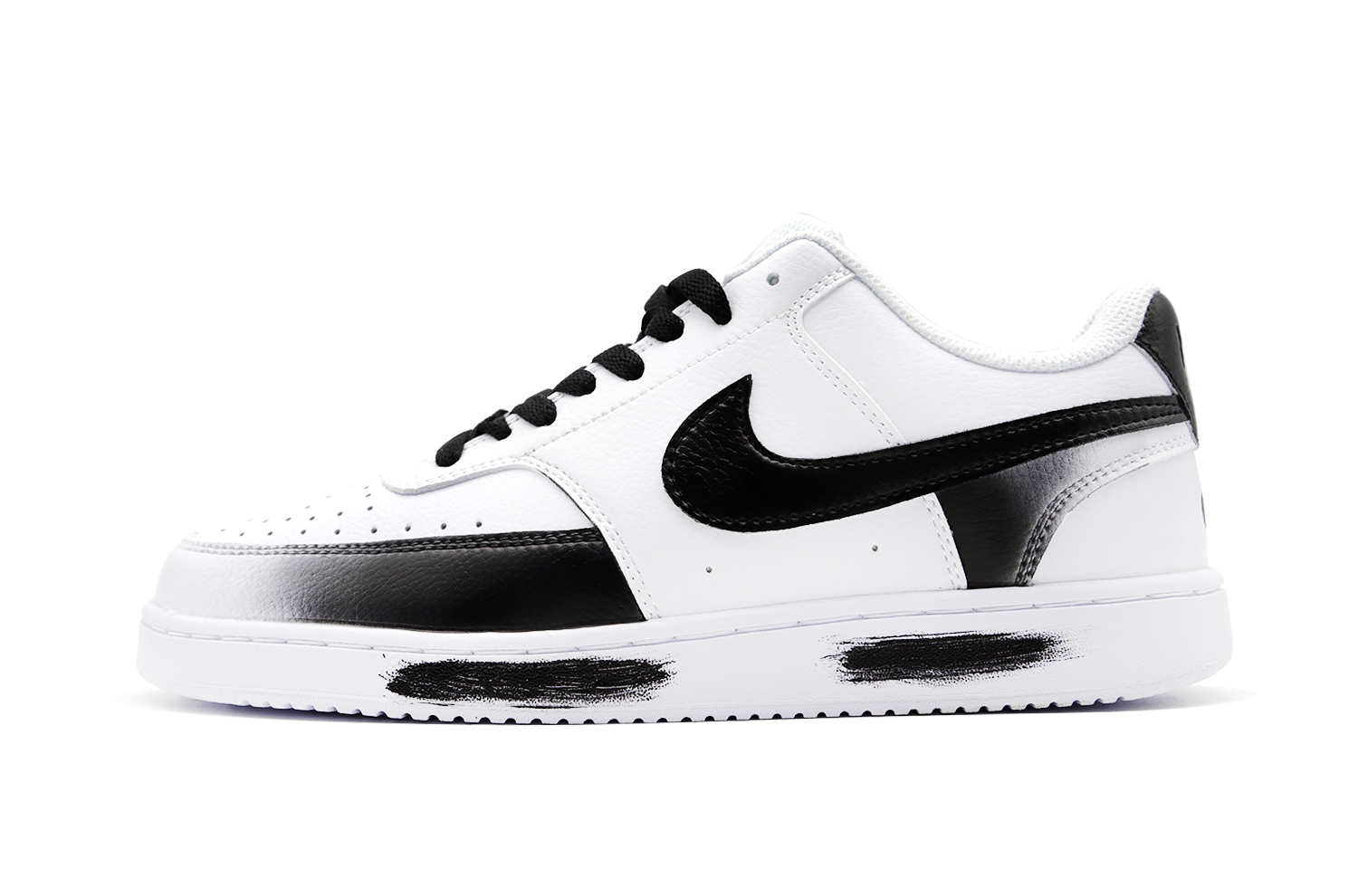Buy [Sneakers Custom] Nike Court Vision Low 'Panda' DH2987-101(Team140-PANDA)