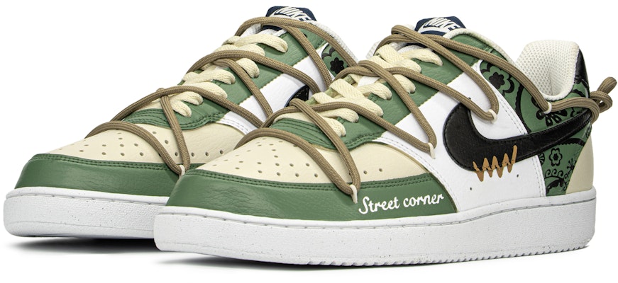 Zapatillas Nike Court Vision Low 'Qixi Streetwear Verde Caqui' DH2987-106(TeamA-街头腰果S-BOX) Lookbook Zapatillas Nike Court Vision Low 'Qixi Streetwear Verde Caqui' DH2987-106(TeamA-街头腰果S-BOX)