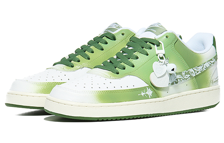 Lookbook 【定制鞋】耐克Court Vision Low '洛可可白-绿' FJ5480-100(Team10-空山新雨洛可可)
