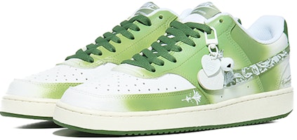 【定制鞋】耐克Court Vision Low '洛可可白-绿' FJ5480-100(Team10-空山新雨洛可可) Lookbook 【定制鞋】耐克Court Vision Low '洛可可白-绿' FJ5480-100(Team10-空山新雨洛可可)