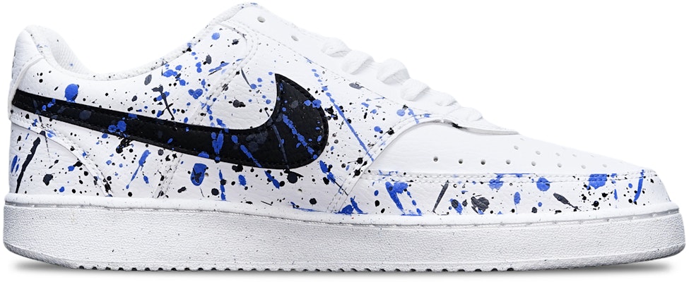 나이키 커스텀 코트 비전 로우 '스플래터 잉크' (Nike 커스텀 코트 비전 로우 '스플래터 잉크') DH2987-101(TeamT-中国风泼墨黑白蓝) Order 나이키 커스텀 코트 비전 로우 '스플래터 잉크' (Nike 커스텀 코트 비전 로우 '스플래터 잉크') DH2987-101(TeamT-中国风泼墨黑白蓝)