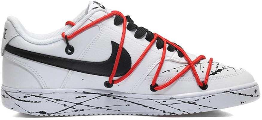 Zapatillas Nike Court Vision Low 'Manchas Blanco Rojo Negro' CD5463-101(Team10-泼墨男白红黑QD) Order Zapatillas Nike Court Vision Low 'Manchas Blanco Rojo Negro' CD5463-101(Team10-泼墨男白红黑QD)