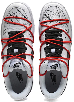 Zapatillas Nike Court Vision Low 'Manchas Blanco Rojo Negro' CD5463-101(Team10-泼墨男白红黑QD) Shop Zapatillas Nike Court Vision Low 'Manchas Blanco Rojo Negro' CD5463-101(Team10-泼墨男白红黑QD)