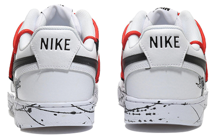 Purchase [Sepatu Custom] Nike Court Vision Low 'Splatter Putih Merah Hitam' CD5463-101(Team10-泼墨男白红黑QD)