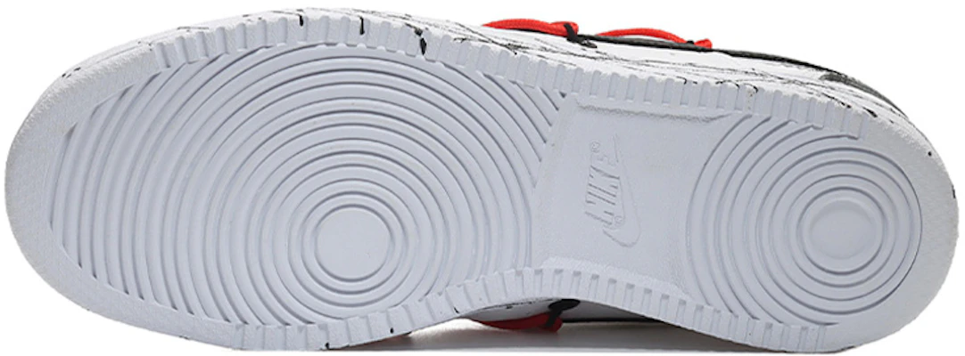 Zapatillas Nike Court Vision Low 'Manchas Blanco Rojo Negro' CD5463-101(Team10-泼墨男白红黑QD) Details for Zapatillas Nike Court Vision Low 'Manchas Blanco Rojo Negro' CD5463-101(Team10-泼墨男白红黑QD)