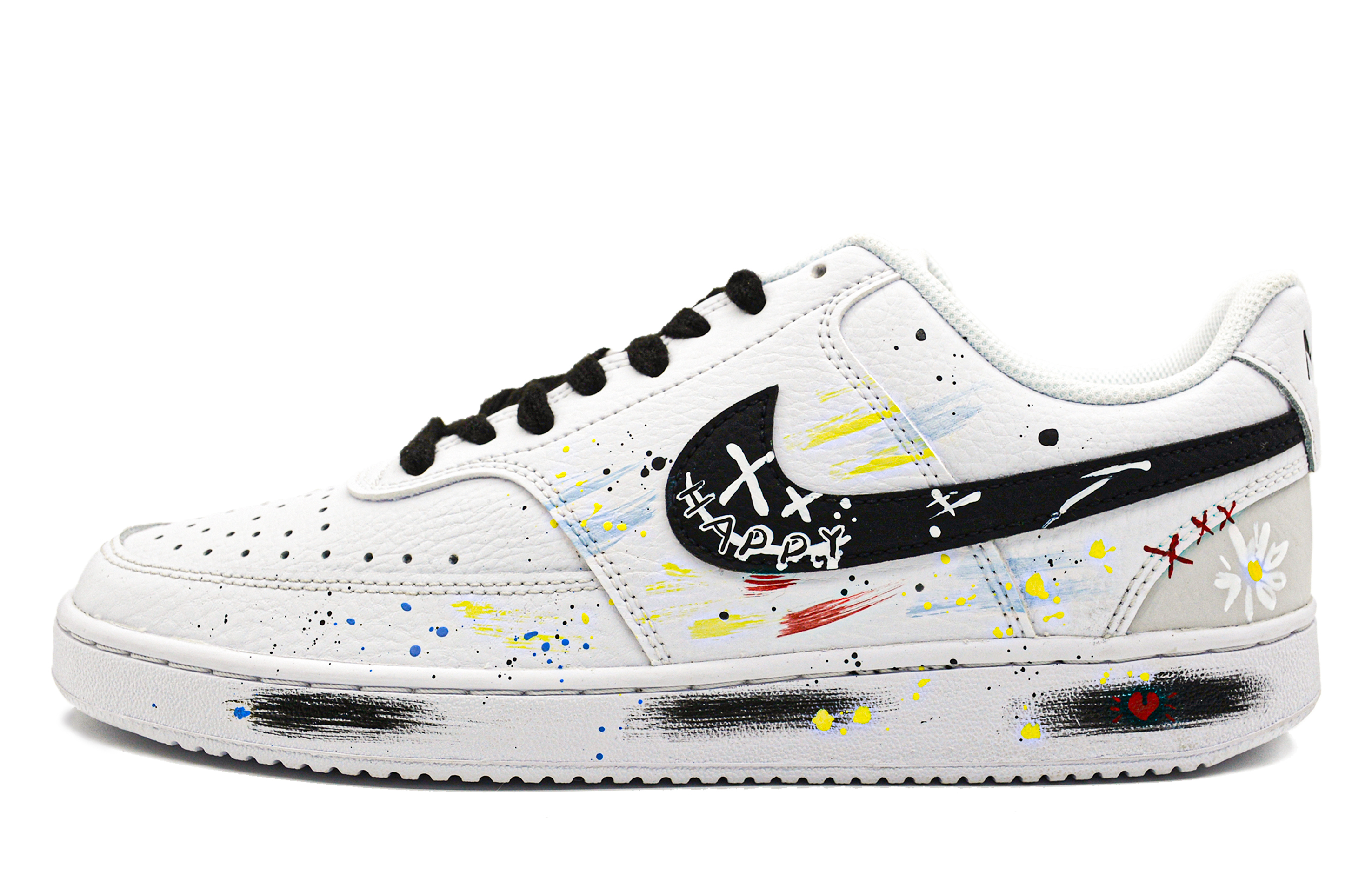 Buy [Kasut Tersuai] Nike Court Vision Low 'Graffiti Bawah Sedar' DH2987-101(Team28-男款无意识涂鸦)