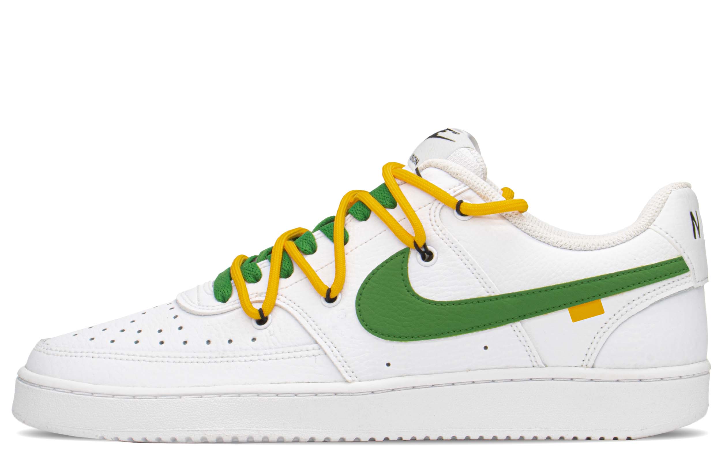 [Custom Shoes] Nike Court Vision Low 'White-Green Vibe'