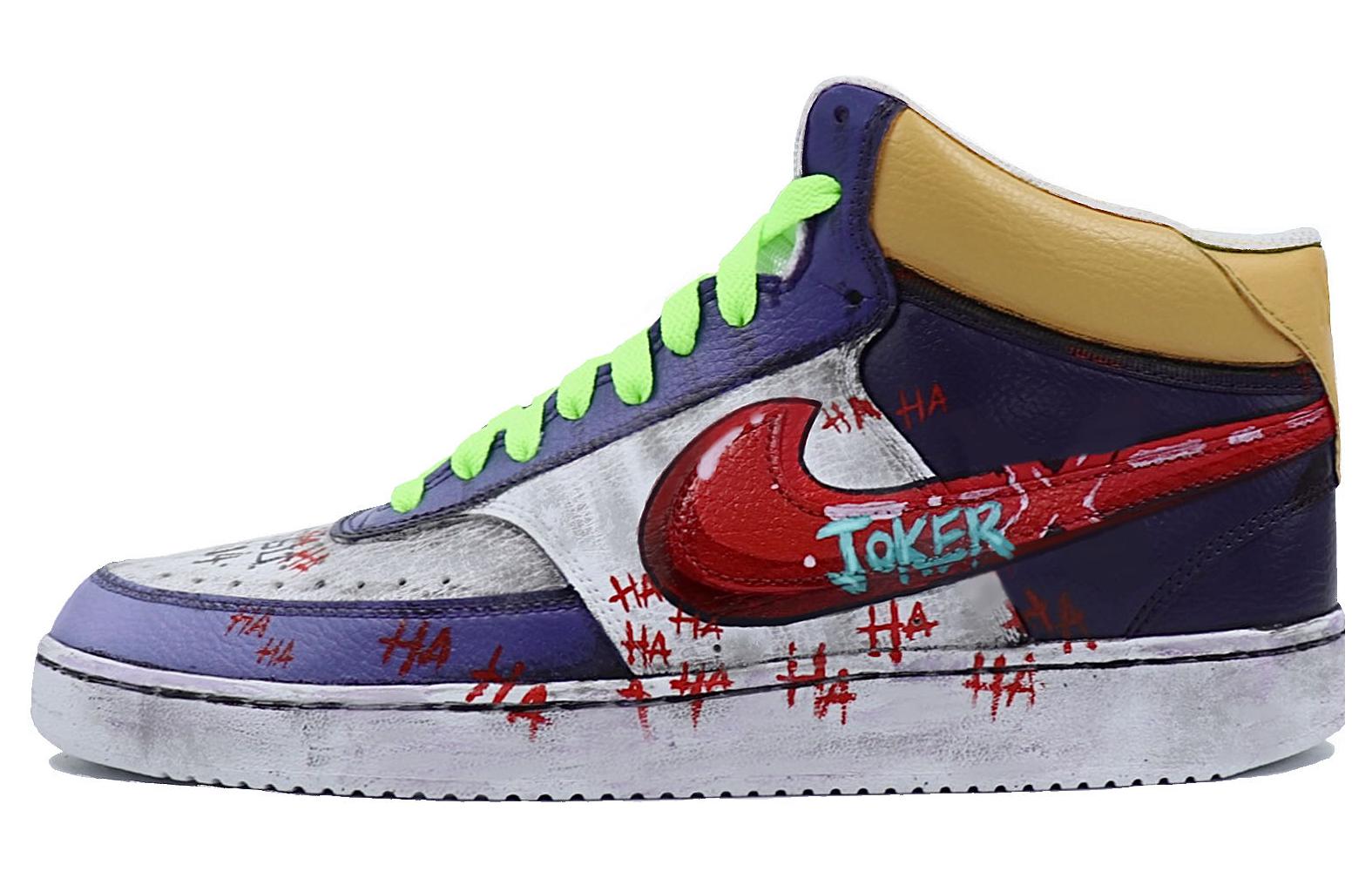 Buy 나이키 커스텀 코트 비전 미드 '조커 레이커스' (Nike Custom Court Vision Mid 'Joker Lakers') DN3577-101(Team25-湖人小丑涂鸦)