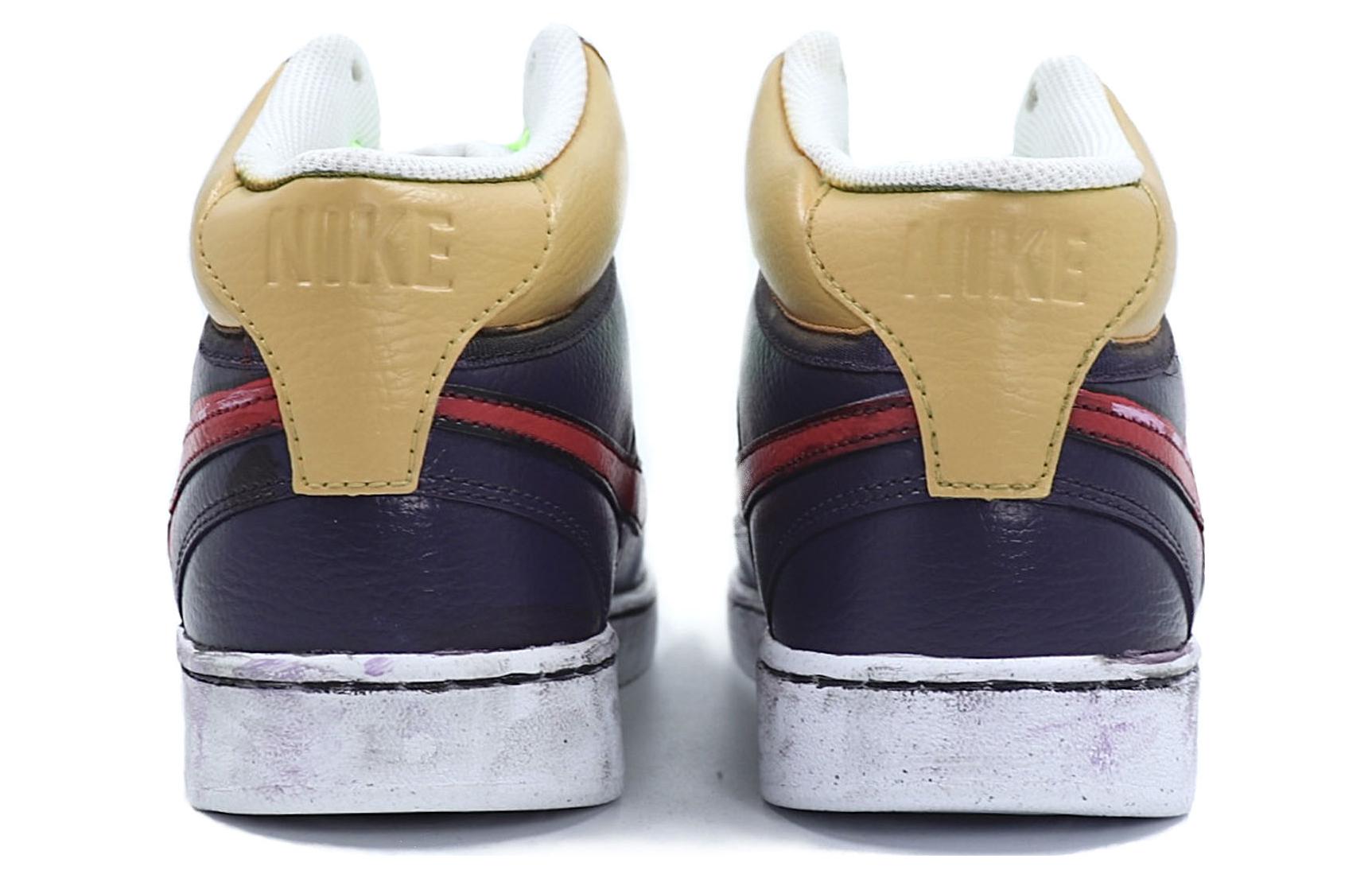 Shop 나이키 커스텀 코트 비전 미드 '조커 레이커스' (Nike Custom Court Vision Mid 'Joker Lakers') DN3577-101(Team25-湖人小丑涂鸦)