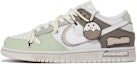 Buy 【客製化球鞋】Nike Dunk Low 達文西客製化 扭盡椰汁 xhzz 椰汁 塗鴉 簡約 低筒 板鞋 男款 棕綠白