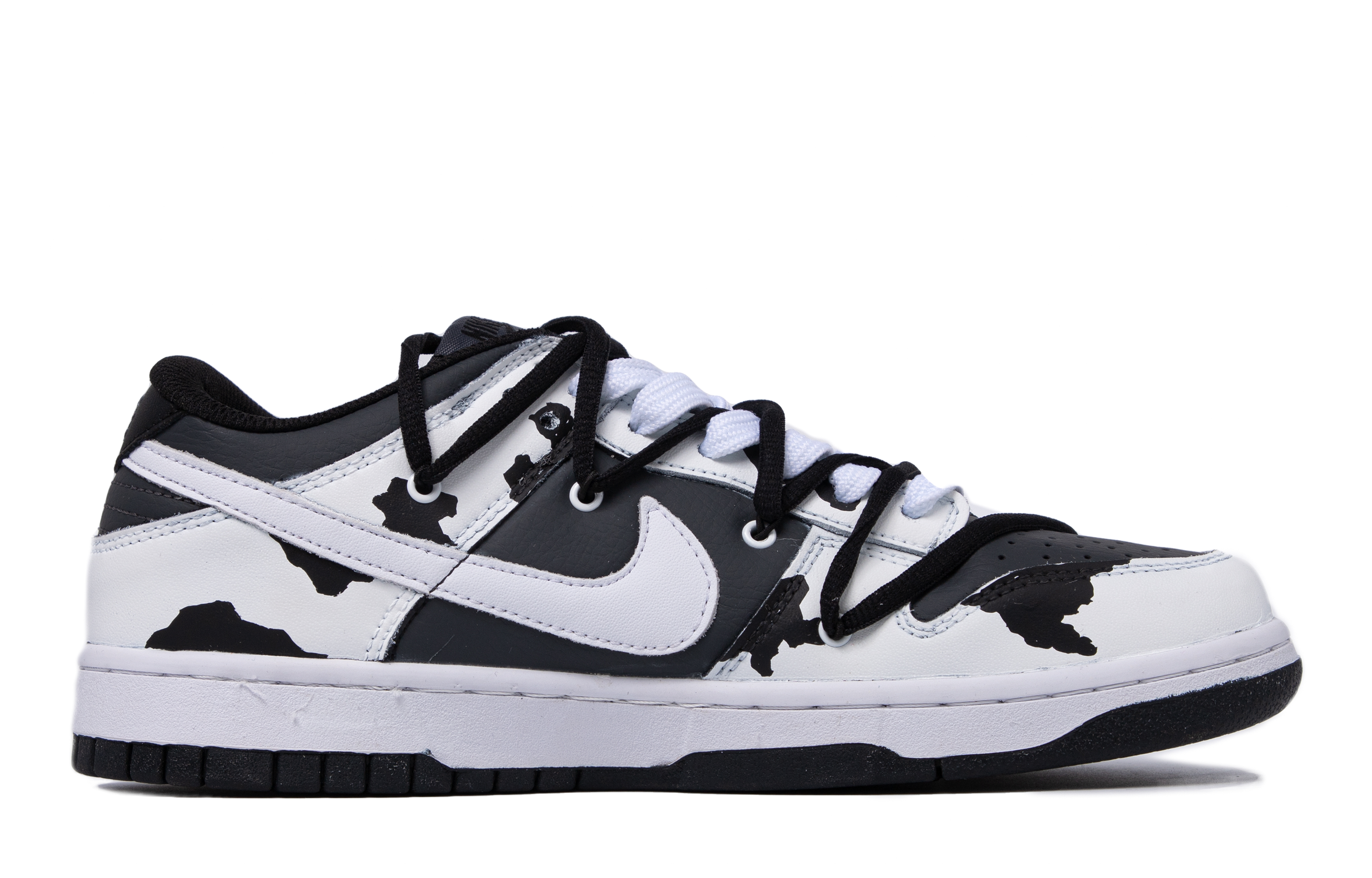 Order [Custom Shoes] Nike Custom Dunk Low 'Da Vinci Black White Cow Print'