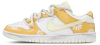Buy 【定制球鞋】Nike Dunk Low 解構 雛菊 塗鴉 麻繩鞋帶 低幫 板鞋 男款 白黃