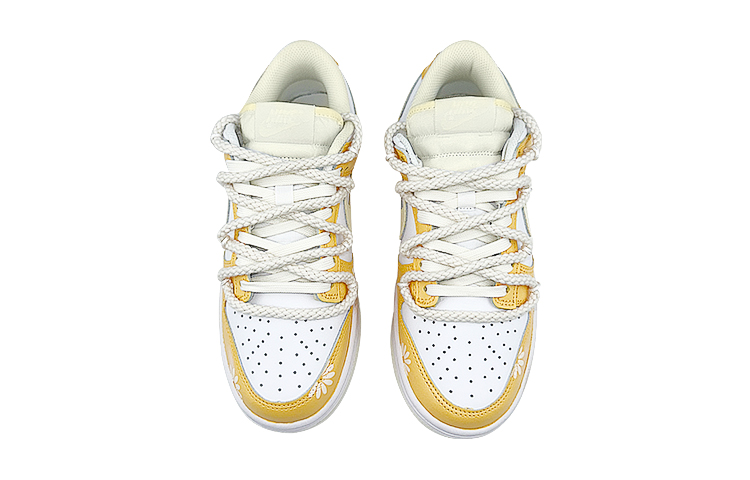 Shop [Kasut Custom] Nike Custom Dunk Low 'Daisy Graffiti' DJ6188-100(Team47-男款雏菊解构)