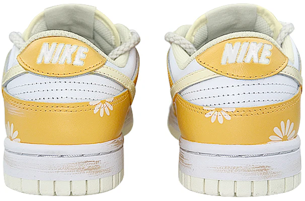 【定制球鞋】Nike Dunk Low 解構 雛菊 塗鴉 麻繩鞋帶 低幫 板鞋 男款 白黃 Purchase 【定制球鞋】Nike Dunk Low 解構 雛菊 塗鴉 麻繩鞋帶 低幫 板鞋 男款 白黃