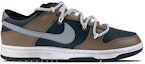 Order 【定制球鞋】Nike Dunk Low 是在玩鞋 復古 做舊 機能 解構 金屬扣 笑臉 字母 線條 低幫 板鞋 GS 黑棕