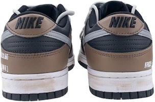 【定制球鞋】Nike Dunk Low 是在玩鞋 復古 做舊 機能 解構 金屬扣 笑臉 字母 線條 低幫 板鞋 GS 黑棕 Purchase 【定制球鞋】Nike Dunk Low 是在玩鞋 復古 做舊 機能 解構 金屬扣 笑臉 字母 線條 低幫 板鞋 GS 黑棕