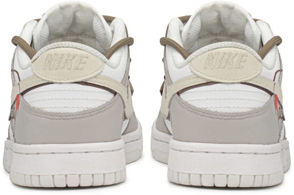 【客製化球鞋】Nike 簡約客製化 低筒 休閒鞋 GS 卡其白 Shop 【客製化球鞋】Nike 簡約客製化 低筒 休閒鞋 GS 卡其白