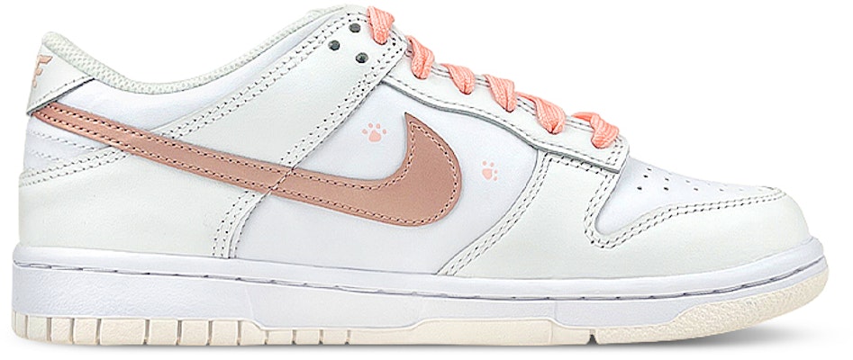 【定製球鞋】 Nike 貓咪 萌寵 毛線團 貓爪塗鴉 低幫 板鞋 GS 白粉 Order 【定製球鞋】 Nike 貓咪 萌寵 毛線團 貓爪塗鴉 低幫 板鞋 GS 白粉