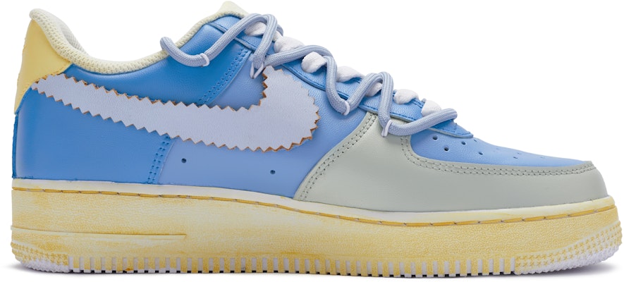 Nike Air Force 1 "Océano" Personalizadas Azul/Amarillo/Gris DH2920-111(TeamR-女款海洋之心) Order Nike Air Force 1 "Océano" Personalizadas Azul/Amarillo/Gris DH2920-111(TeamR-女款海洋之心)