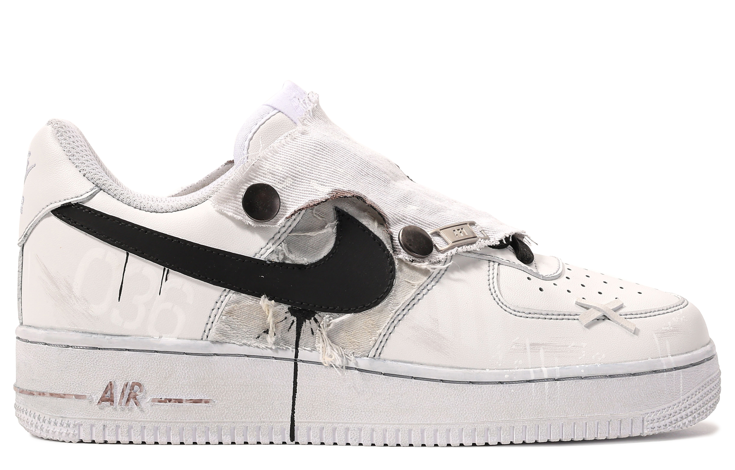Order 나이키 커스텀 AF1 로우 '다빈치 그래피티' (Nike Custom AF1 로우 '다빈치 그래피티') DD8959-100(TeamM-女款无主之地-BOX)