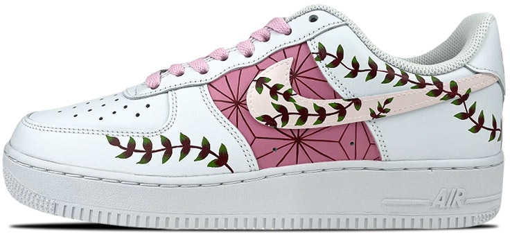 custom-shoes-nike-custom-x-air-force-1-low-demon-slayer-nezuko-white-pink