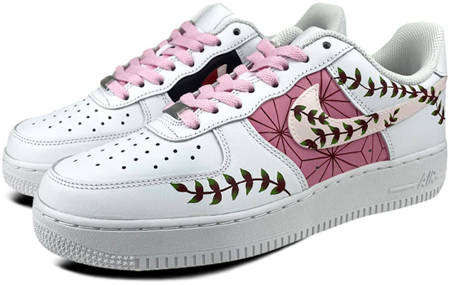 Zapatillas Nike Custom x Air Force 1 Low 'Demon Slayer Nezuko Blanco Rosa' CW2288-111(Team叁-男款灶门祢豆子) Lookbook Zapatillas Nike Custom x Air Force 1 Low 'Demon Slayer Nezuko Blanco Rosa' CW2288-111(Team叁-男款灶门祢豆子)