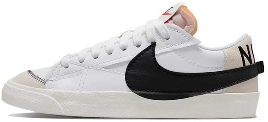 【訂製球鞋】Nike Blazer Low 野鶴製造 咖啡染 蛇紋SWOOSH 解構雙鞋帶 防滑 低筒 板鞋 男款 黑棕 Details for 【訂製球鞋】Nike Blazer Low 野鶴製造 咖啡染 蛇紋SWOOSH 解構雙鞋帶 防滑 低筒 板鞋 男款 黑棕