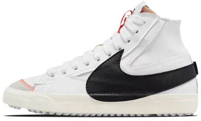 【客製化球鞋】Nike Blazer 麻木救贖 解構 補丁 塗鴉 潮流 街頭 防滑耐磨 中筒 板鞋 男女款 橙褐色 Sizing 【客製化球鞋】Nike Blazer 麻木救贖 解構 補丁 塗鴉 潮流 街頭 防滑耐磨 中筒 板鞋 男女款 橙褐色