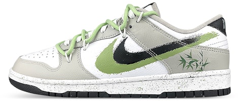 【訂製球鞋】Nike Dunk Low 雙鉤解構 潑墨 國風竹 低筒 滑板鞋 男款 黑白灰 Buy 【訂製球鞋】Nike Dunk Low 雙鉤解構 潑墨 國風竹 低筒 滑板鞋 男款 黑白灰