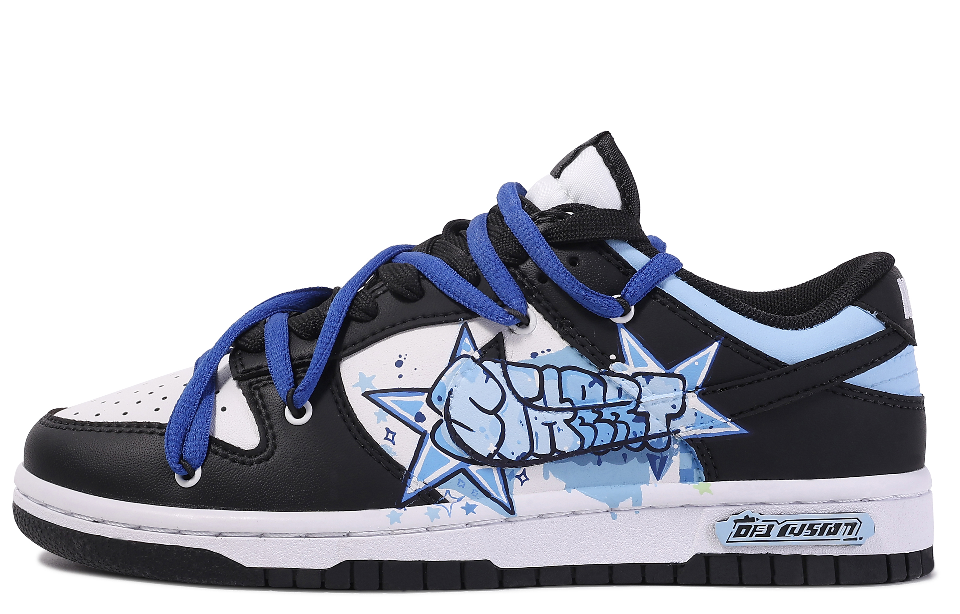 Buy 【カスタムシューズ】ナイキ カスタム x ダンク ロー 'ダ・ヴィンチ ブルースター グラフィティ' CW1590-100(TeamM-蓝星涂鸦)