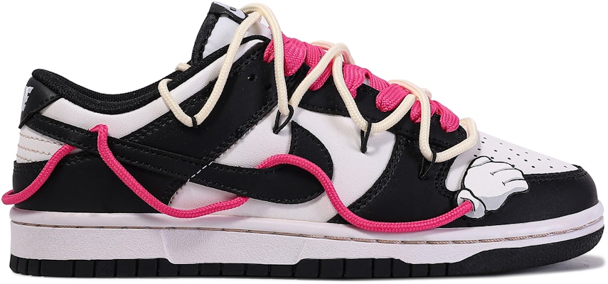 【客製球鞋】Nike Dunk Low 達文西定制 禮盒機械鬼手 解構 立體 塗鴉 搭配舒適 低筒 板鞋 GS 黑粉 Lookbook 【客製球鞋】Nike Dunk Low 達文西定制 禮盒機械鬼手 解構 立體 塗鴉 搭配舒適 低筒 板鞋 GS 黑粉