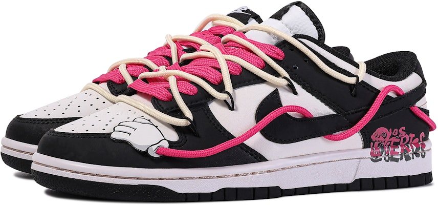 【客製球鞋】Nike Dunk Low 達文西定制 禮盒機械鬼手 解構 立體 塗鴉 搭配舒適 低筒 板鞋 GS 黑粉 Shop 【客製球鞋】Nike Dunk Low 達文西定制 禮盒機械鬼手 解構 立體 塗鴉 搭配舒適 低筒 板鞋 GS 黑粉