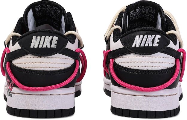【客製球鞋】Nike Dunk Low 達文西定制 禮盒機械鬼手 解構 立體 塗鴉 搭配舒適 低筒 板鞋 GS 黑粉 Purchase 【客製球鞋】Nike Dunk Low 達文西定制 禮盒機械鬼手 解構 立體 塗鴉 搭配舒適 低筒 板鞋 GS 黑粉