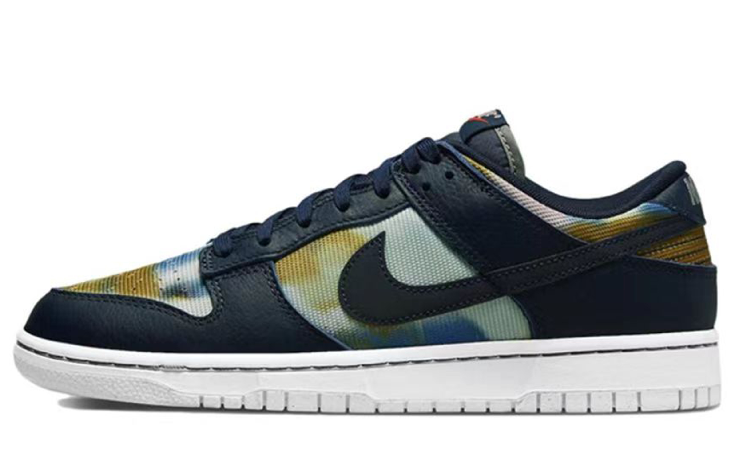 Sizing 【訂製球鞋】Nike Dunk Low 達文西訂製 破爛不堪 街頭 做舊 拼接 牛仔 丹寧 潮流 百搭 舒適 低筒 板鞋 男款 藍黑