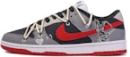 Buy 【訂製球鞋】 Nike Dunk Low 達文西訂製 兔巴哥 塗鴉 愛心 簡約 百搭 低筒 板鞋 男女款 灰黑紅