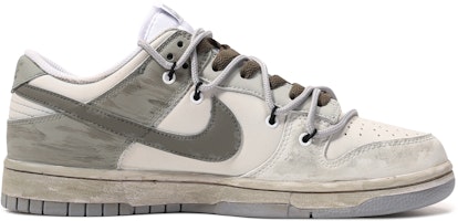 【カスタムシューズ】ナイキカスタム x ダンクロー 'ダヴィンチグラフィティ グレー・ホワイト' DV0831-101(TeamM-跌落低谷) Order 【カスタムシューズ】ナイキカスタム x ダンクロー 'ダヴィンチグラフィティ グレー・ホワイト' DV0831-101(TeamM-跌落低谷)