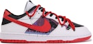Lookbook 【定製球鞋】 Nike Dunk Low 達文西定製 龐克塗鴉 塗鴉 線條 簡約 任意搭配 低筒 滑板鞋 男女款式 紅白黑