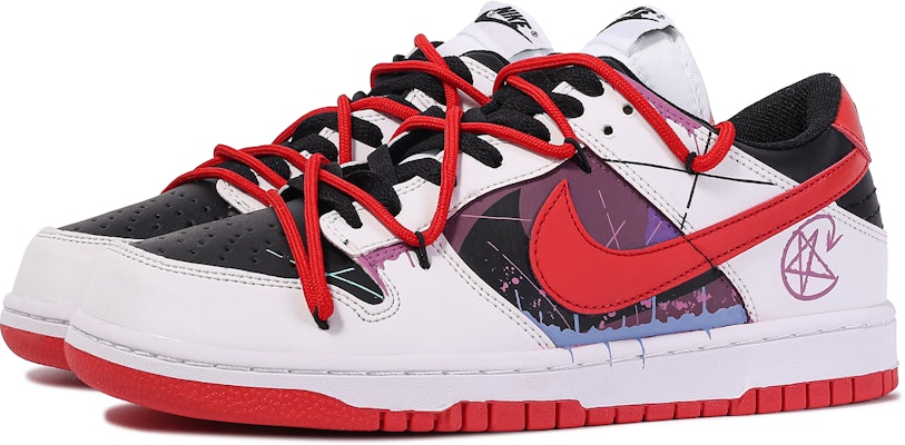 【定製球鞋】 Nike Dunk Low 達文西定製 龐克塗鴉 塗鴉 線條 簡約 任意搭配 低筒 滑板鞋 男女款式 紅白黑 Shop 【定製球鞋】 Nike Dunk Low 達文西定製 龐克塗鴉 塗鴉 線條 簡約 任意搭配 低筒 滑板鞋 男女款式 紅白黑