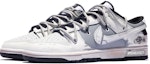 Lookbook 【客製化球鞋】Nike Dunk Low 達芬奇客製化 特殊鞋盒 太空速度 破壞 低筒 板鞋 男款 白灰