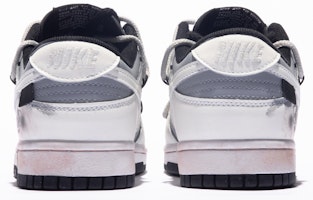 【客製化球鞋】Nike Dunk Low 達芬奇客製化 特殊鞋盒 太空速度 破壞 低筒 板鞋 男款 白灰 Shop 【客製化球鞋】Nike Dunk Low 達芬奇客製化 特殊鞋盒 太空速度 破壞 低筒 板鞋 男款 白灰